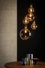 JULIUS Pendant light-Smoke .-5xE27-25W-Glass thumbnail