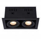 CHIMNEY Recessed spo.-Black-2xGU10-50W-Alumin. thumbnail