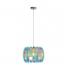 GLINSTAR Pendant light-Multic.-Ø40-1xE27-40W-Pvc thumbnail