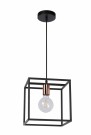 ARTHUR Pendant light-Black-1xE27-60W-Metal thumbnail