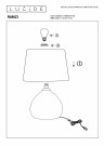 RAMZI Table lamp-Brown-Ø18-1xE14-40W-Cerami. thumbnail