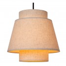 TRIBUTE Pendant light-Cream-3xE27-40W-Fabric thumbnail
