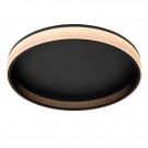 ESTREJA Flush ceilin.-Black-Ø40-LED Dimm.-40W thumbnail