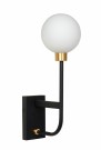 BEREND Wall light Bathr.-Black-1xG9-33W-IP44-Glass thumbnail