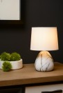 MARMO Table lamp-White-Ø16-1xE14-40W-Cerami. thumbnail