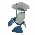 PICTO Ceiling spot. Child-Blue-1xGU10-35W-Metal thumbnail