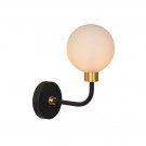 BEREND Wall light Bathr.-Black-1xG9-33W-IP44-Glass thumbnail