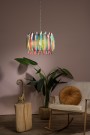 GLINSTAR Pendant light-Multic.-Ø40-1xE27-40W-Pvc thumbnail