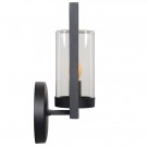 NISPEN Wall light Outd.-Black-1xE14-40W-IP44-Metal thumbnail