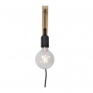 FIX Wall light-Black-1xE27-60W-Wood thumbnail