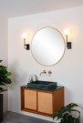 BEREND Wall light Bathr.-Black-1xG9-33W-IP44-Glass thumbnail