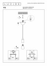 FIX Pendant light-Black-Ø10-1xE27-60W-Pvc thumbnail