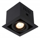 CHIMNEY Recessed spo.-Black-1xGU10-50W-Alumin. thumbnail