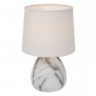 MARMO Table lamp-White-Ø16-1xE14-40W-Cerami. thumbnail