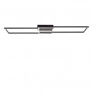 ARIANNE - Flush ceiling light - LED - CCT - 1x23W 2700K/4000K - Black thumbnail