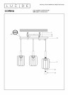 CORINA Pendant light-Cream-3xE27-40W-Polyes. thumbnail