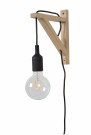 FIX Wall light-Black-1xE27-60W-Wood thumbnail