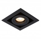 CHIMNEY Recessed spo.-Black-1xGU10-50W-Alumin. thumbnail