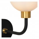 BEREND Wall light Bathr.-Black-1xG9-33W-IP44-Glass thumbnail
