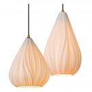 CINZIA Pendant light-White-Ø55,5-4xE27-40W-Porcel. thumbnail
