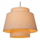 TRIBUTE Pendant light-Cream-Ø60-1xE27-40W-Fabric thumbnail