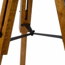 JOSHUA Floor lamp-Black-1xE27-60W-Wood thumbnail
