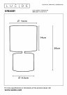 GREASBY Table lamp-Grey-Ø14-1xE14-40W-Cerami. thumbnail