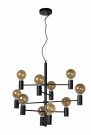 LEANNE Pendant light-Black-Ø65-10xE27-40W-Metal thumbnail