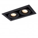 CHIMNEY Recessed spo.-Black-2xGU10-50W-Alumin. thumbnail
