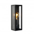 DUKAN Wall light Outd.-Black-1xE27-15W-IP65-Glass thumbnail