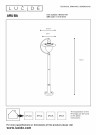 ARUBA Lamp post Outd.-Rust B.-1xE27-60W-IP44-Metal thumbnail