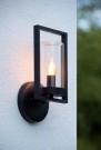 NISPEN Wall light Outd.-Black-1xE14-40W-IP44-Metal thumbnail