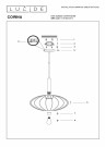 CORINA Pendant light-Cream-Ø50-1xE27-40W-Polyes. thumbnail