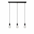 FIX Pendant light-Black-3xE27-60W-Silico. thumbnail
