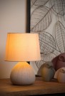 RAMZI Table lamp-Cream-Ø18-1xE14-40W-Cerami. thumbnail