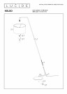 KELSO Floor lamp-Black-1xE27-40W-Metal thumbnail