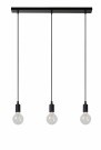 FIX Pendant light-Black-3xE27-60W-Silico. thumbnail