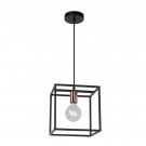 ARTHUR Pendant light-Black-1xE27-60W-Metal thumbnail
