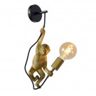 CHIMP. Wall light-Black-1xE27-60W-Synthe. thumbnail