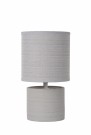 GREASBY Table lamp-Grey-Ø14-1xE14-40W-Cerami. thumbnail