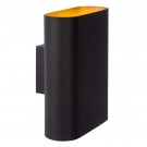 OVALIS Wall light-Black-2xE14-9W-Metal thumbnail