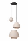 TRIBUTE Pendant light-Cream-3xE27-40W-Fabric thumbnail