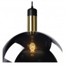 JULIUS Pendant light-Smoke .-Ø20-1xE27-40W-Glass thumbnail