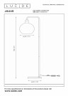 JULIUS Floor lamp-Smoke .-Ø28-1xE27-25W-Glass thumbnail