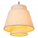 TRIBUTE Pendant light-Cream-3xE27-40W-Fabric thumbnail