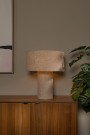 LEEROY Table lamp-Taupe-1xE27-240W-Linen thumbnail