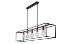 ARTHUR Pendant light-Black-5xE27-60W-Metal thumbnail
