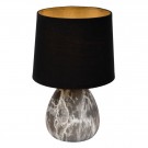 MARMO Table lamp-Black-Ø16-1xE14-40W-Cerami. thumbnail