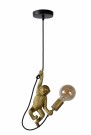 CHIMP. Pendant light-Black-Ø17,6-1xE27-60W-Synthe. thumbnail
