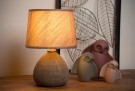 RAMZI Table lamp-Brown-Ø18-1xE14-40W-Cerami. thumbnail